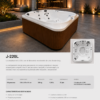 Minipiscina JACUZZI© J-220L  210x210x91cm