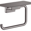 aug07g0gu Hansgrohe AddStoris Q Portarrollos Cromo cepillado con repisa codigo 41772340