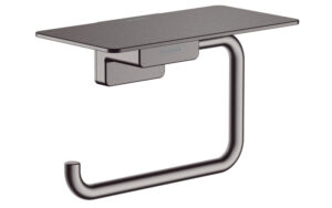 Hansgrohe AddStoris Q Portarrollos Cromo  cepillado con repisa codigo 41772340