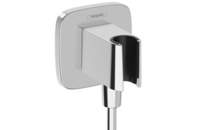 ñefoHF HANSGROHE FixFit Q Toma de agua con soporte de ducha codigo 26887000